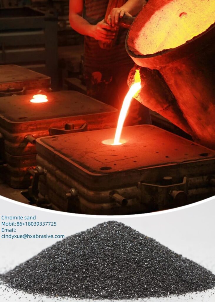 Areia de cromite de fundição